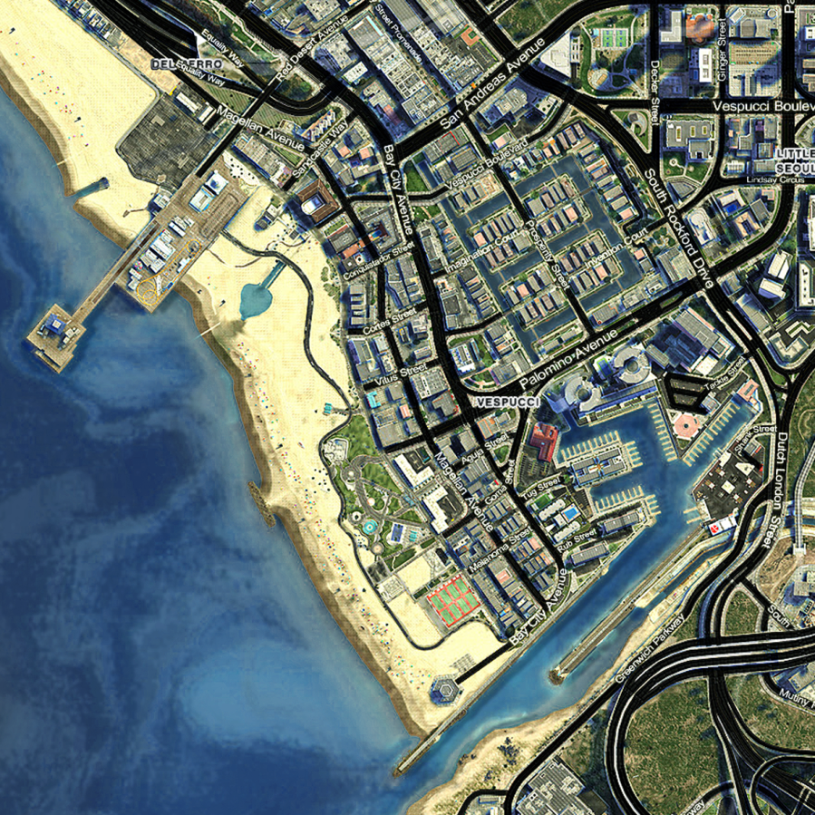 Gta 5 map with street names фото 29